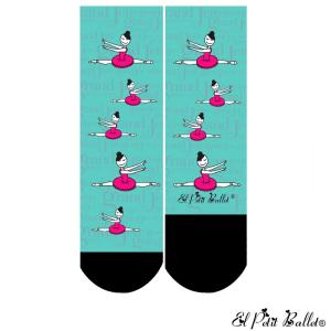 El Petit Ballet - Socken mit Print (ca.38cm)