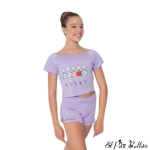 El Petit Ballet - T-Shirt, kurze Ärmel, mit Print