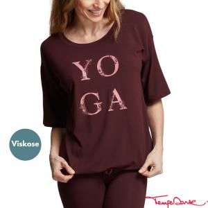 T-Shirt leger - Print farbig YOGA